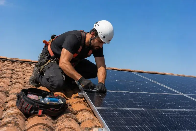 Maintenance et monitoring de panneaux solaires à Saint-Savinien